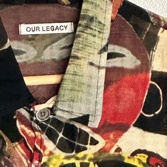 Our Legacy Peace Crowd Box Shortsleeve Shirt Size Medium - Picture 9 of 9